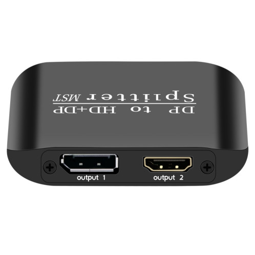 NK-W60 DP DisplayPort vers HDMI, répartiteur DP DisplayPort MST / SST commutateur de moniteur (noir) SH109B1280-09
