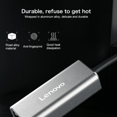 Convertisseur Lenovo F1-U01 Type-C / USB-C vers Gigabit Ethernet SL84151902-08