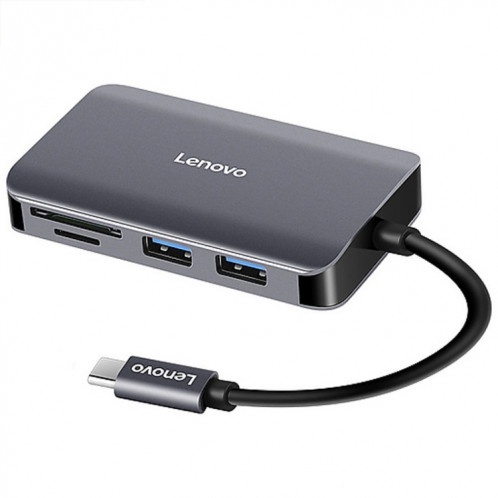 Lenovo F1-C08 8 en 1 Type-C / USB-C vers HDMI Hub de conversion multifonction SL8419400-010