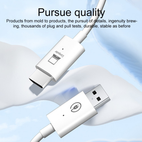 Câble adaptateur de lecteur d'écran de Console de jeu d'ordinateur de récepteur d'émetteur HDMI sans fil CS5 SH8470149-08