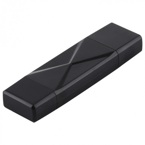 Lecteur de carte USB-C / Type-C + SD + TF + Micro USB vers USB 3.0 (noir) SH513B1087-010