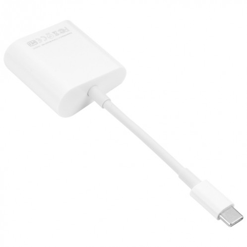 NK-1035 TC 2 en 1 Homme USB-C / Type-C mâle à Ethernet + Adaptateur femelle de type-C SH8531608-07