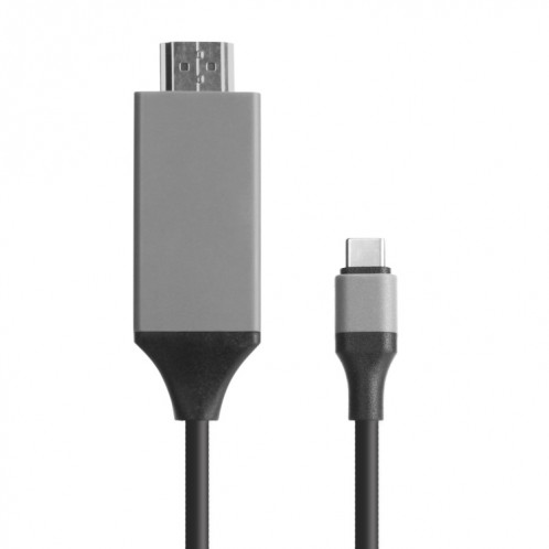 Câble adaptateur convertisseur USB-C / Type-C 3.1 vers HDMI, Câble adaptateur convertisseur USB-C / Type-C 3.1 vers HDMI, longueur : 2 m (noir) SH541B1356-08