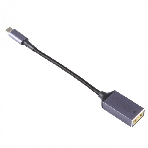 Câble adaptateur USB-C / Type-C mâle à prise carrée en nylon tressé femelle pour Lenovo SH85481207-06