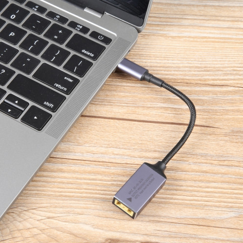 Câble adaptateur USB-C / Type-C mâle à prise carrée en nylon tressé femelle pour Lenovo SH85481207-06