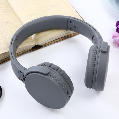 Casque casque Bluetooth sans fil MDR-XB650BT Pliant Stereo Headphone sans fil Bluetooth, prise en charge de 3,5 mm d'entrée audio et d'appel mains libres (gris) SH643H351-07
