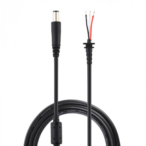 Câble d'alimentation mâle CC 7,4 x 5,0 mm pour adaptateur pour ordinateur portable DELL, longueur: 1,2 m SH86911455-04