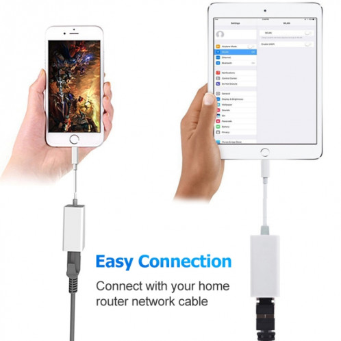 Adaptateur de carte réseau Micro Ethernet NK-107 A1 Ports femelles de charge 8 broches à mâle 8 broches SH86961081-09