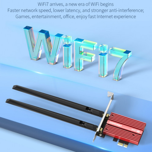 COMFAST CF-BE200 Pro 8774Mbps WiFi7 PCIE adaptateur réseau sans fil récepteur WiFi SC87051922-018