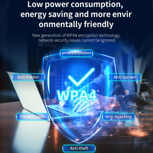 COMFAST CF-BE200-M WiFi7 BT5.4 Adaptateur réseau sans fil tri-bande Module WiFi réseau M.2 SC8706727-016