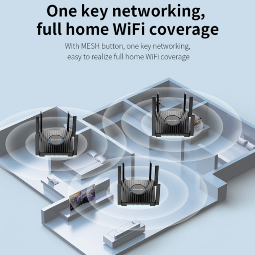 COMFAST CF-WR635AX Routeur sans fil Gigabit double bande WiFi6 3000 Mbps SC87081557-021