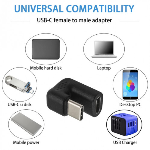 Homme en forme de U USB-C / Type-C à l'adaptateur femelle SH8711749-07