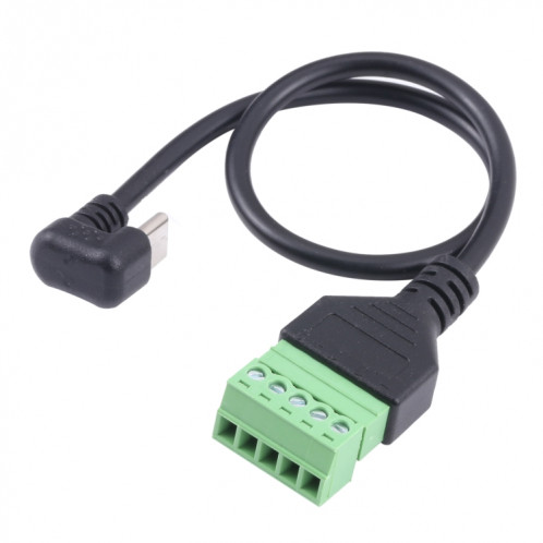 Coude en forme de U USB-C / Type-C mâle à 5 broches Câble de connecteur sans soudure de terminal pluggable à 5 broches SH8714578-06