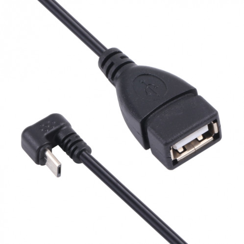 Micro USB masculin en forme de U au câble de données OTG femelle USB 2.0 SH87151896-05