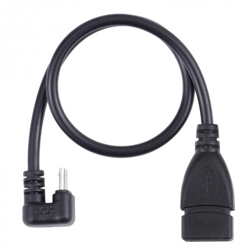 Micro USB masculin en forme de U au câble de données OTG femelle USB 2.0 SH87151896-05