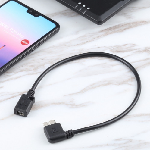 MINI USB femelle à micro-B 3.0 câble de charge de données masculine SH87171481-05