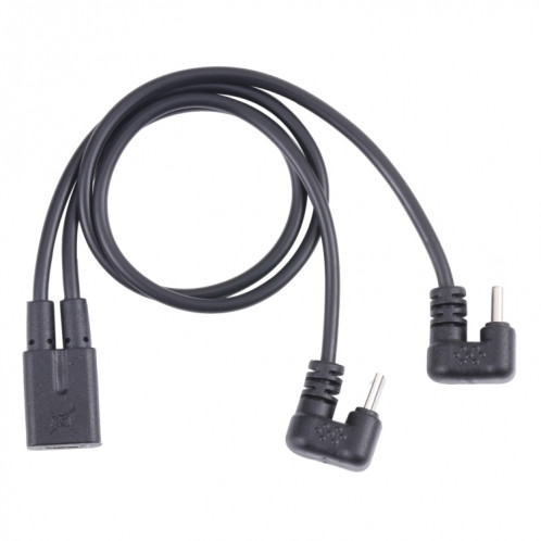 Homme USB-C / Type-C en forme de U mâle + micro USB Micro à micro USB SH87271004-05