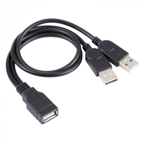 USB femelle à 2 câbles masculins USB, longueur: environ 30 cm SH87291641-04
