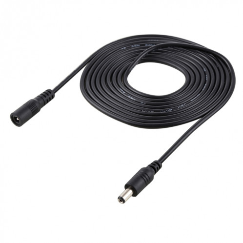 2m 22AWG 5,5 x 2,1 mm femelle à mâle DC Plug Power Extension Cable pour ordinateur portable SH87711003-04