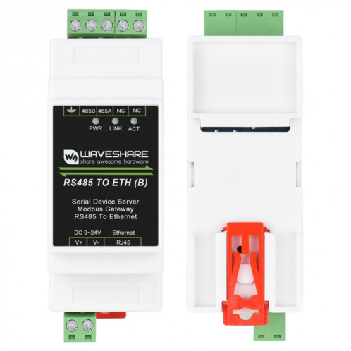 Waveeshare RS232 à RJ45 Module TCP / IP sur convertisseurs série SW8848145-07