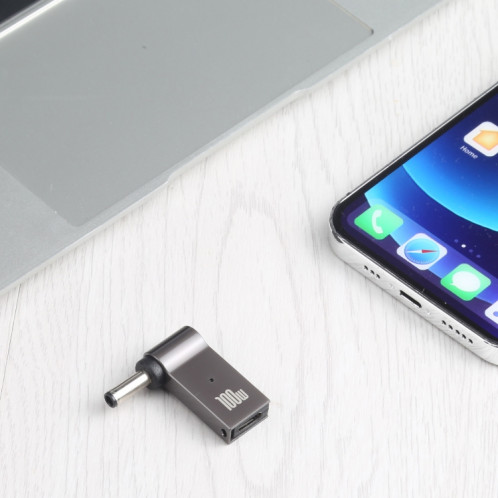 100W USB-C / TYPE-C femelle à dc 4.5x3.0mm Adaptateur de charge d'ordinateur mâle pour Dell SH8873643-05