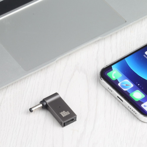 Femme USB-C / Type-C femelle à DC 4.0x1.7mm Adaptateur de chargement d'ordinateur mâle pour Lenovo SH88851897-05