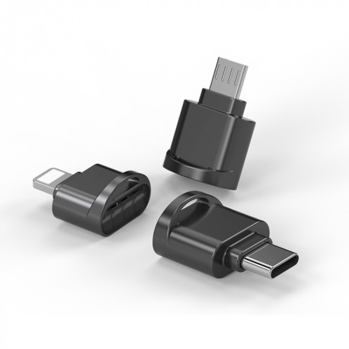 Adaptateur de carte micro USB vers TF Mini lecteur de carte TF (noir) SH984B1864-05