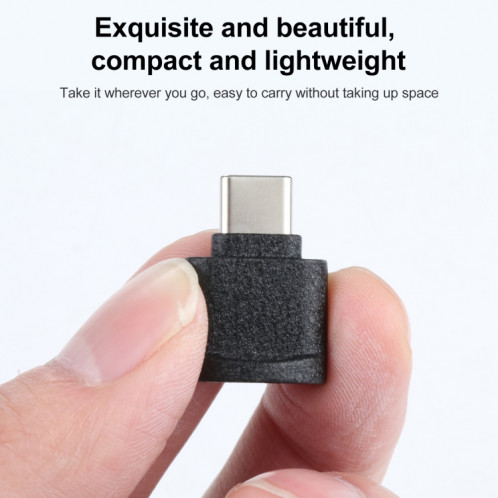 Adaptateur de carte USB-C / Type-C vers TF Mini lecteur de carte TF (noir) SH985B940-06