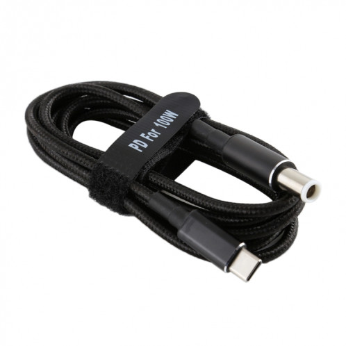 PD 100W 7,4 x 0,6 mm mâle vers USB-C / Type-C câble de charge d'alimentation en nylon mâle pour Dell, longueur du câble: 1,7 m SH9001993-06
