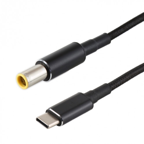 PD 100W 7,9 x 5,0 mm mâle vers USB-C / Type-C câble de charge d'alimentation en nylon mâle, longueur du câble: 1,7 m SH90021575-06