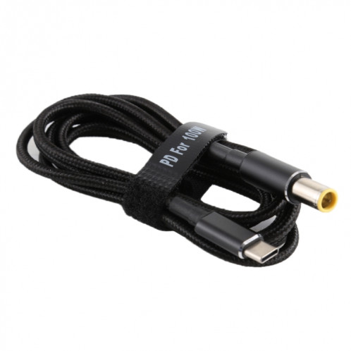 PD 100W 7,9 x 5,0 mm mâle vers USB-C / Type-C câble de charge d'alimentation en nylon mâle, longueur du câble: 1,7 m SH90021575-06
