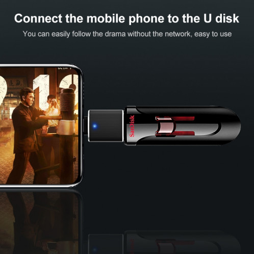 Pilote Flash USB USB To Type-C / USB-C OTG (Noir) SH019B1248-07