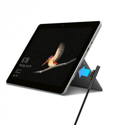 Câble d'alimentation mâle USB-C / Type-C à 6 broches en nylon pour adaptateur pour ordinateur portable Microsoft Surface Pro 3/4/5/6, longueur du câble: 1,5 m SH92661040-05