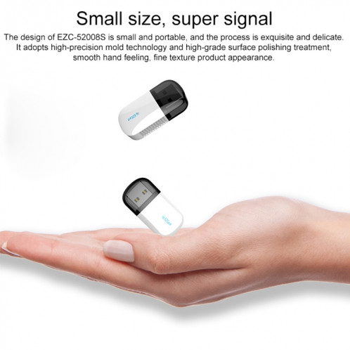 EZCast EZC-5200BS Adaptateur sans fil WiFi double bande 600 Mbps + Bluetooth USB 2.0 (blanc) SH415W1762-011
