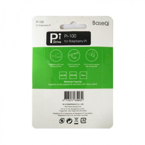 Carte de développement BASEQI Raspberry Pi Hidden TF to SD Card Case SH9446217-011