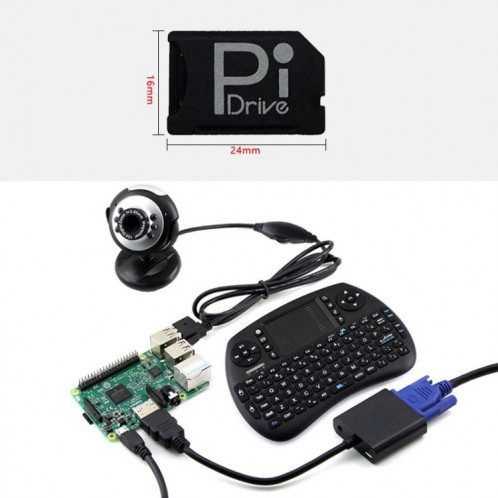 Carte de développement BASEQI Raspberry Pi Hidden TF to SD Card Case SH9446217-011
