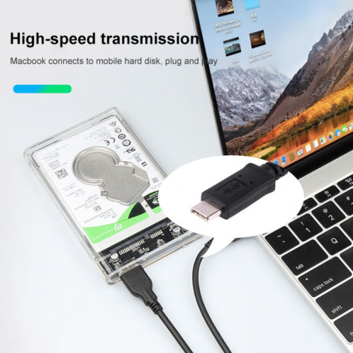 Câble de données USB-C 3.1 / Type-C mâle vers micro USB 3.0, longueur: 1 m SH96001204-07
