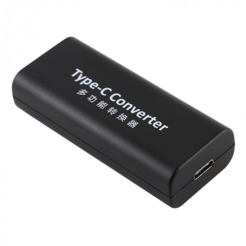 Adaptateur de connecteur d'alimentation femelle DC 4.5 x 3.0mm vers USB-C / Type C femelle avec câble USB-C / Type C de 15 cm SH96081134-05