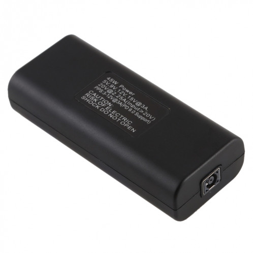 Adaptateur de connecteur d'alimentation femelle DC 4.5 x 3.0mm vers USB-C / Type C femelle avec câble USB-C / Type C de 15 cm SH96081134-05
