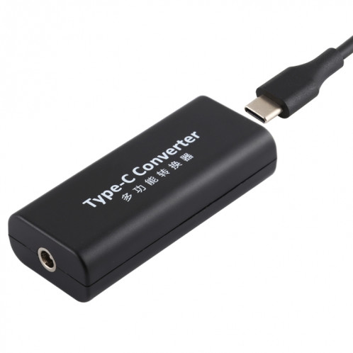 Adaptateur de connecteur d'alimentation femelle DC 4.8 x 1.7mm vers USB-C / Type-C femelle avec câble USB-C / Type C de 15 cm SH96111641-05