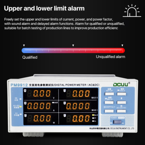 Instrument de mesure intelligent des paramètres électriques DCUU PM9912 () SH17EU195-08