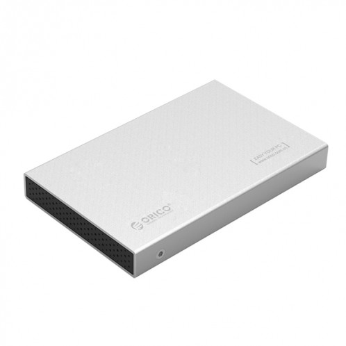 ORICO 2518C3-G2 2,5 pouces SATA vers USB3.1 Gen2 Interface USB-C / Type-C Boîtier de disque dur en alliage d'aluminium, capacité de prise en charge: 4 To (argent) SO802S1524-013