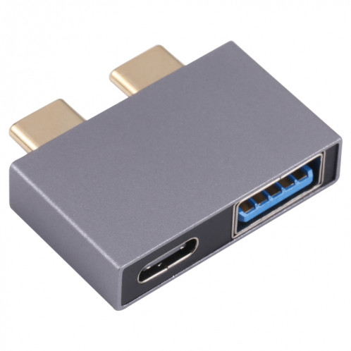 Femme USB + USB-C / Type-C femelle à 2 x Adaptateur mâle USB-C / type C SH9832962-07
