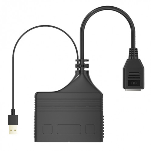 Câble répartiteur de réseau RJ45 femelle 4 en 1, 100M, coupleur de réseau Ethernet SH9835820-010