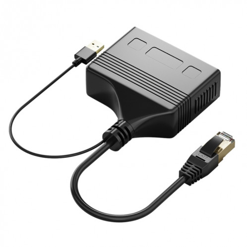 Câble répartiteur de réseau Gigabit RJ45 mâle 4 en 1, coupleur de réseau Ethernet SH98371795-010