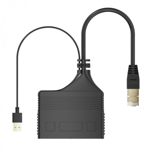 Câble répartiteur de réseau Gigabit RJ45 mâle 4 en 1, coupleur de réseau Ethernet SH98371795-010