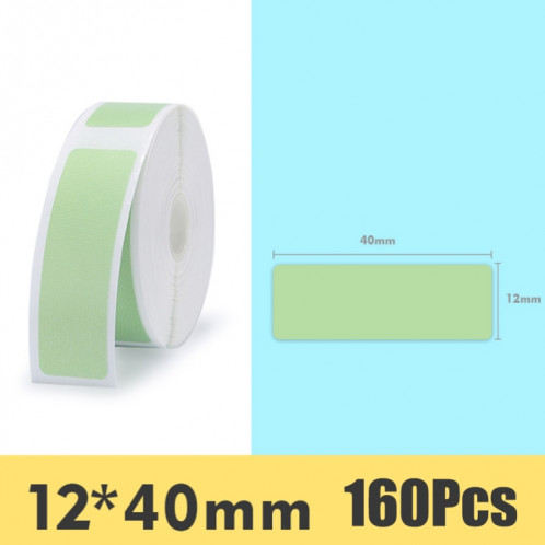 Papier d'impression de code à barres d'autocollants pour JingChen D11 (vert) SH872G1067-04