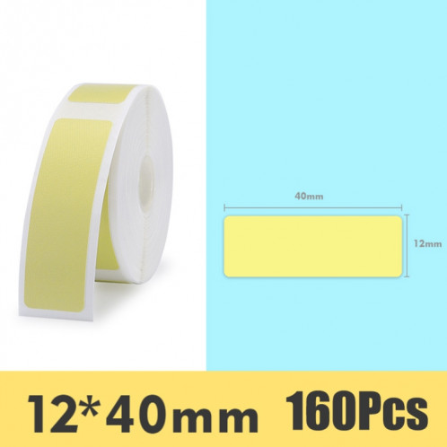 Papier d'impression de code à barres d'autocollants pour JingChen D11 (jaune) SH872Y1169-04