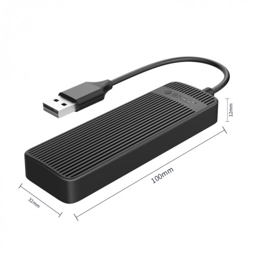 Orico FL02 480MBPS 4 ports USB 2.0 HUB (noir) SO892B1443-010
