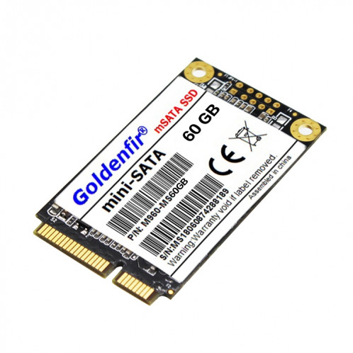 Goldenfir Mini SATA Solid State Drive 1,8 pouces, architecture Flash: TLC, capacité: 60 Go SG99741943-05